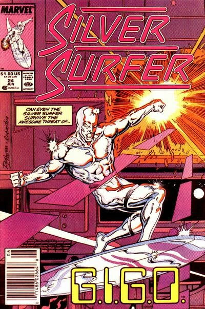 Marvel Comics - Silver Surfer (1987 2nd Series) 024 (Cond. FN) 21807