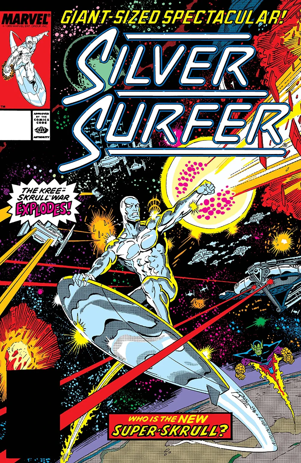 Marvel Comics - Silver Surfer (1987 2nd Series) 027 (Cond. VG-) 21806