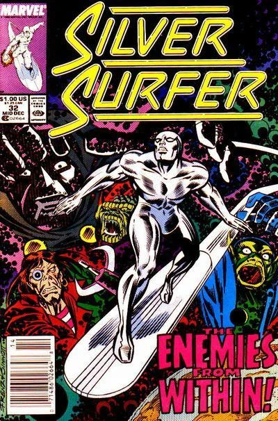 Marvel Comics - Silver Surfer (1987 2nd Series) 032 (Cond. FN) 21797
