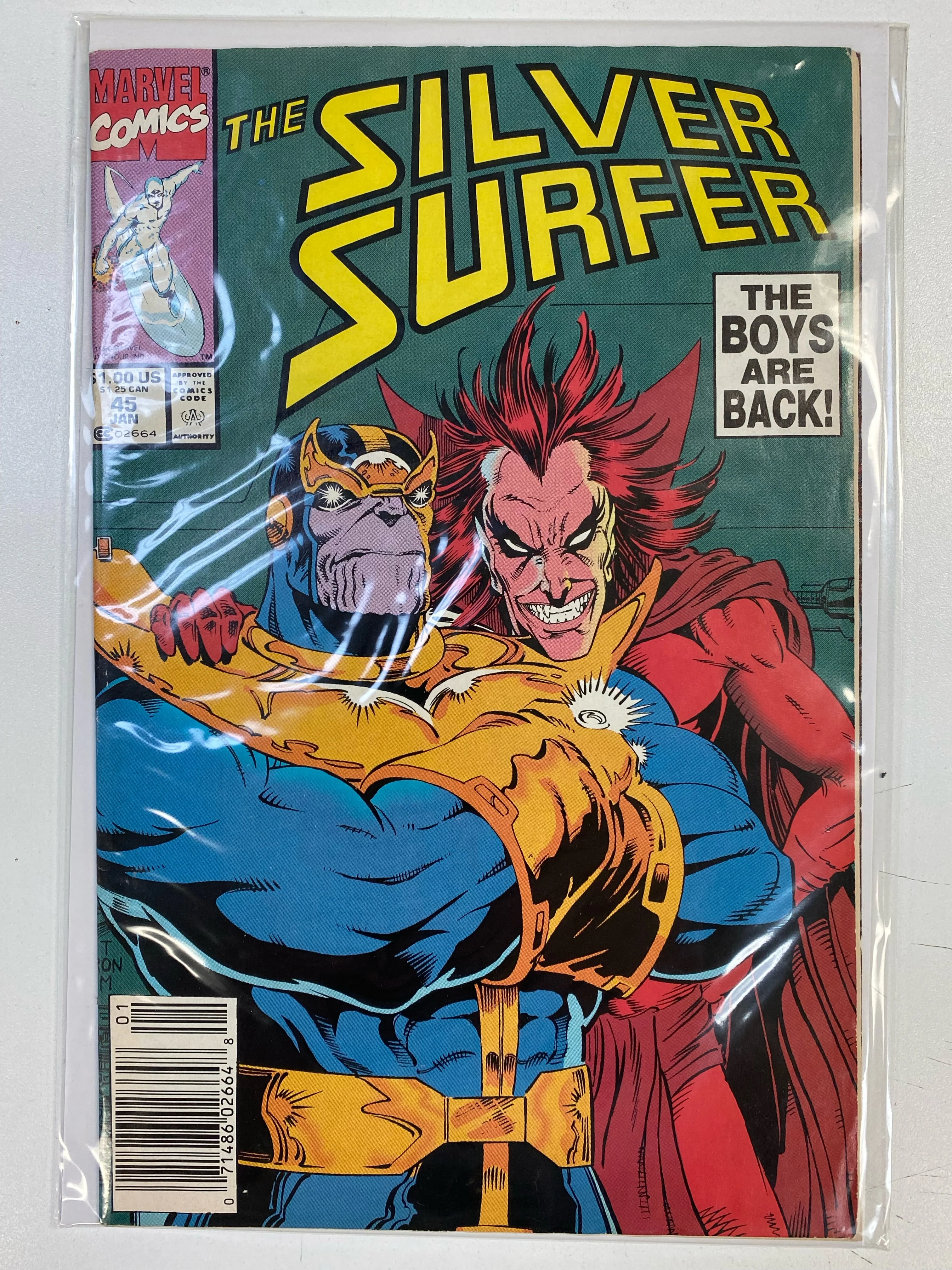 Marvel Comics - Silver Surfer (1987 2nd Series) 045 (Cond. FN-) 21791