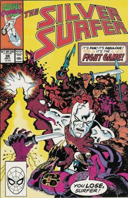 Marvel Comics - Silver Surfer (2nd Series) 039 (Cond. VG) 21785