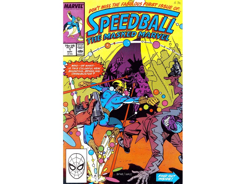 Marvel Comics - Speedball (1989) 001 (Cond. FN) - 19165