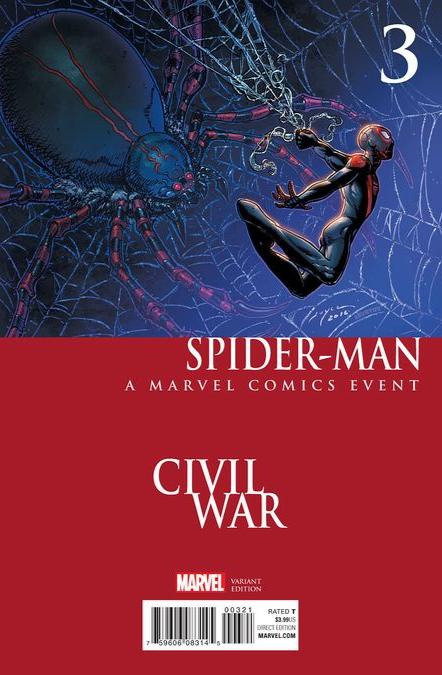 Marvel Comics - Spider-Man (2016) 003 - Cover C Civil War Variant Edition (Cond. FN-) - 1147