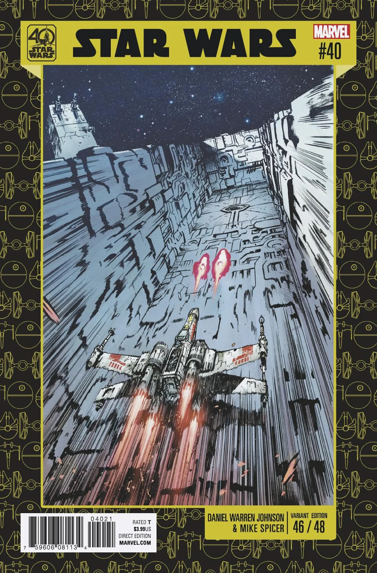 Marvel Comics - Star Wars 040 - 40th Anniversary Variant (Cond. VF-) 0808