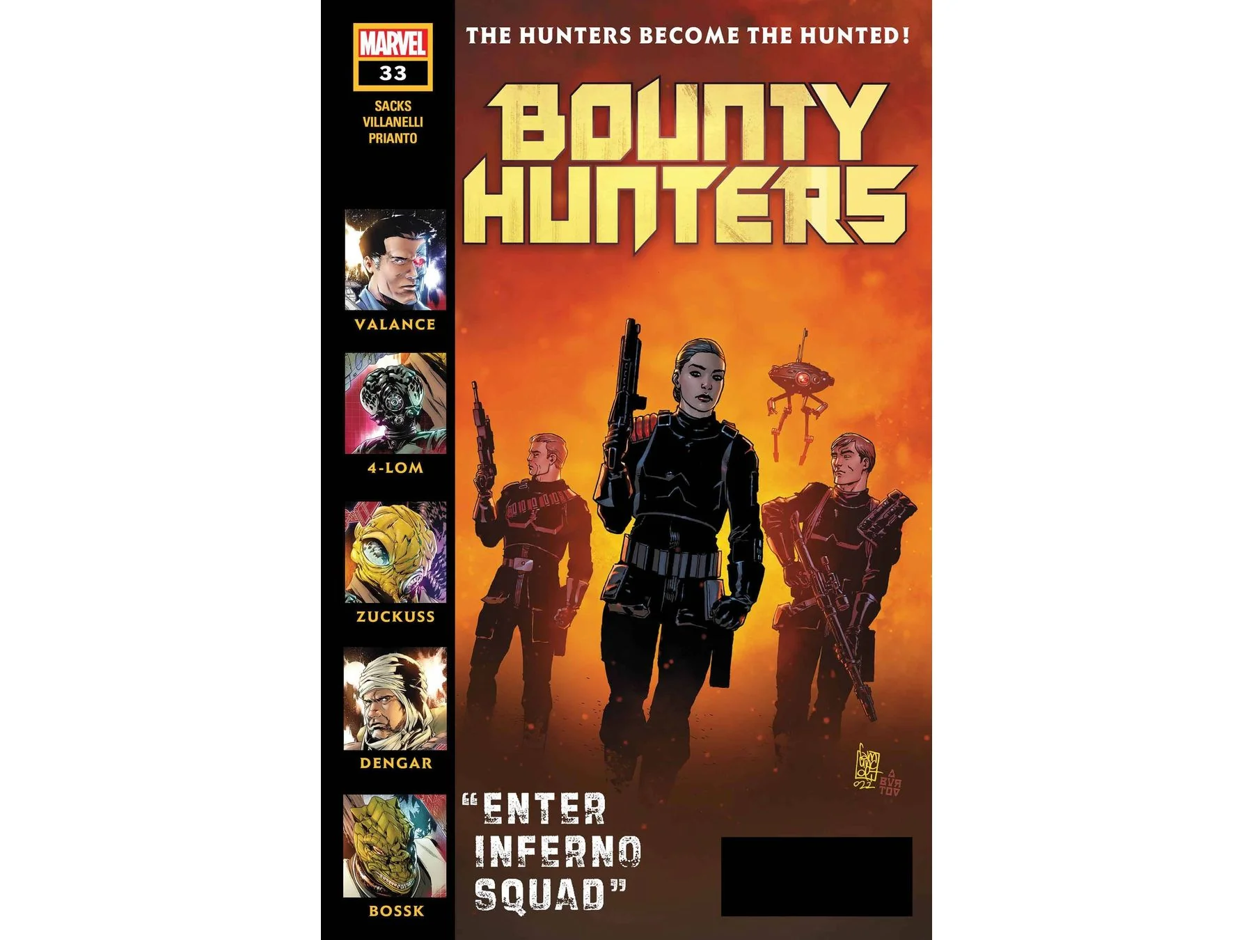 Marvel Comics - Star Wars - Bounty Hunters 033 (Cond. VF-) 17355