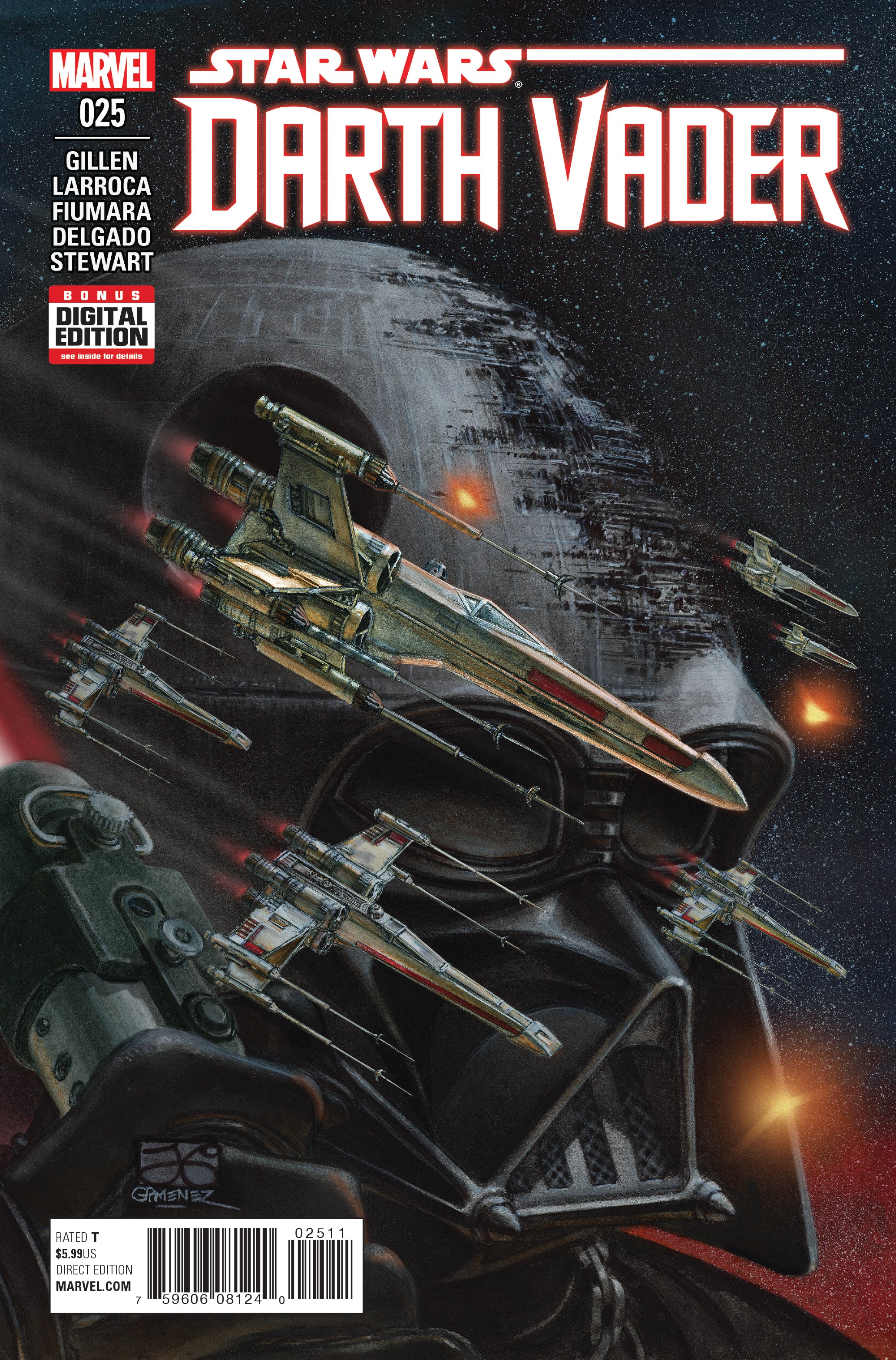 Marvel Comics - Star Wars Darth Vader 025 (Cond. VF) - 1002