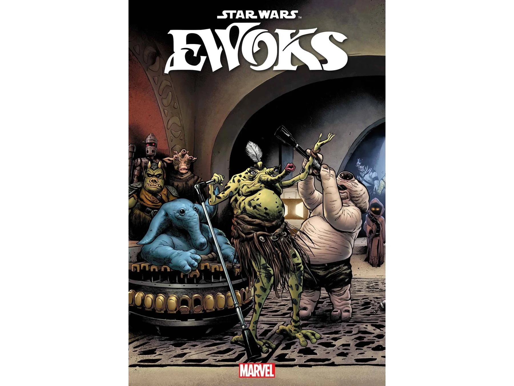 Marvel Comics - Star Wars Return of the Jedi Ewoks (2023) 001 - Garbett Connecting Variant Edition Variant Edition (Cond. VF-) - 16388