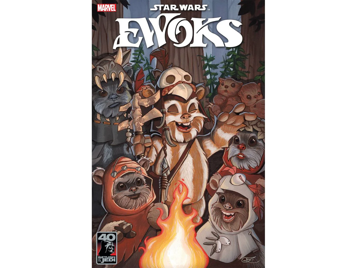 Marvel Comics - Star Wars Return of the Jedi Ewoks (2023) 001 - Zullo Variant Edition (Cond. VF-) - 16389