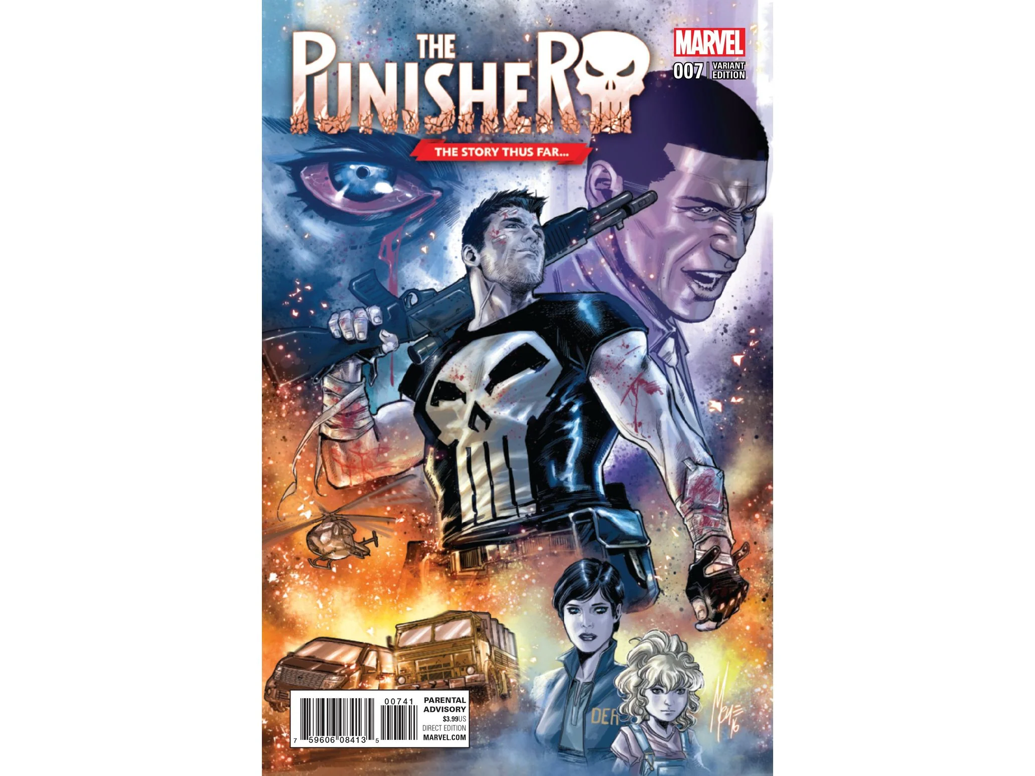 Marvel Comics - The Punisher (2016 11th Series) 007 - Cover D The Story thus Far Variant Edition (Cond. FN+) - 1942