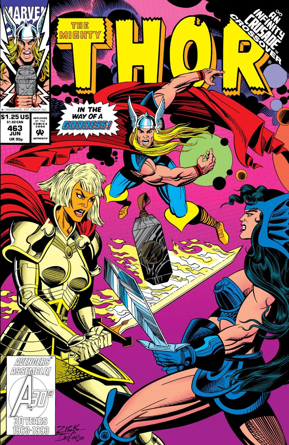 Marvel Comics - Thor (1962 1st Series) 463 (Cond. FN-) 22069