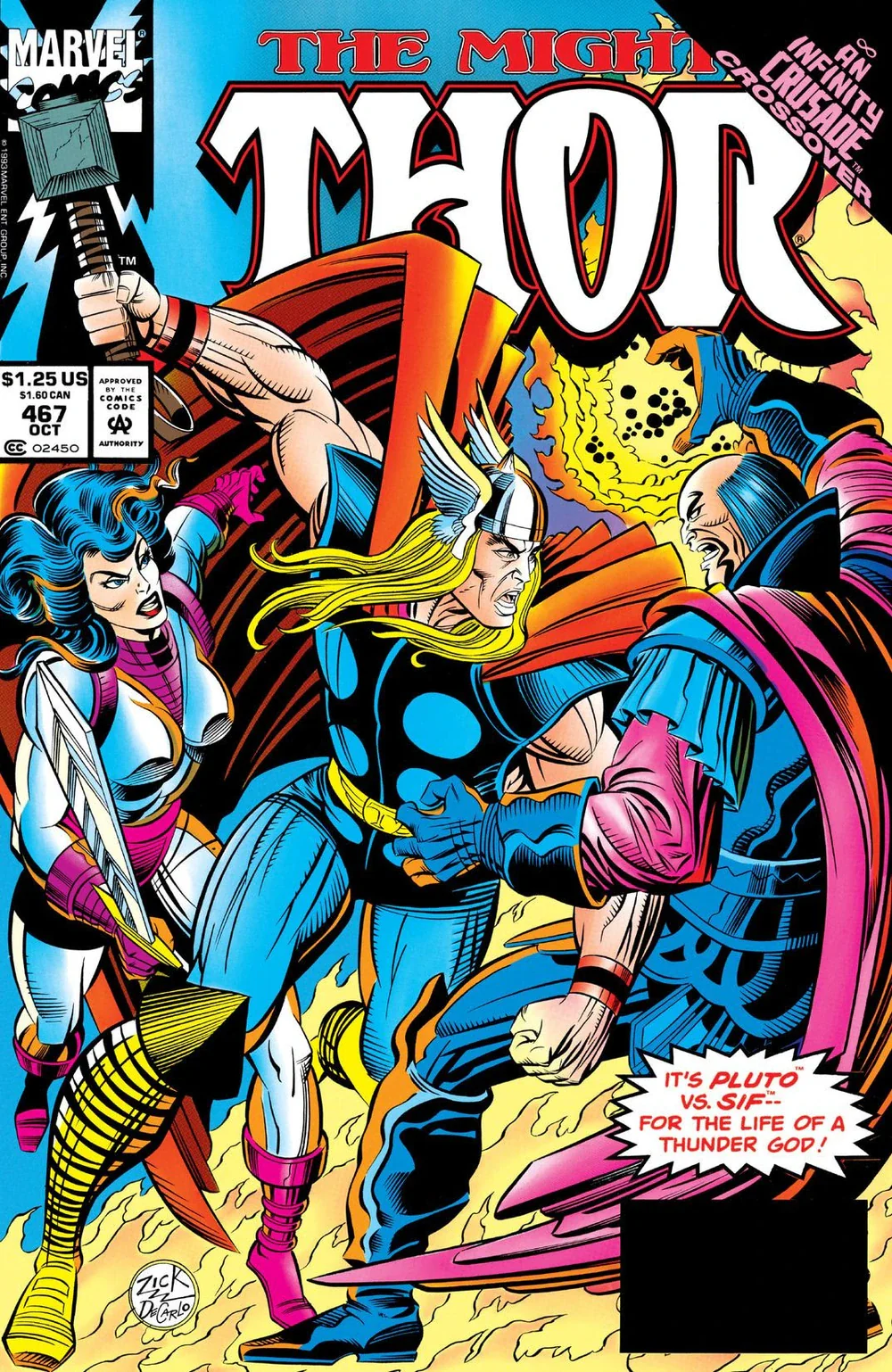 Marvel Comics - Thor (1962 1st Series) 467 (Cond. FN-) 22073