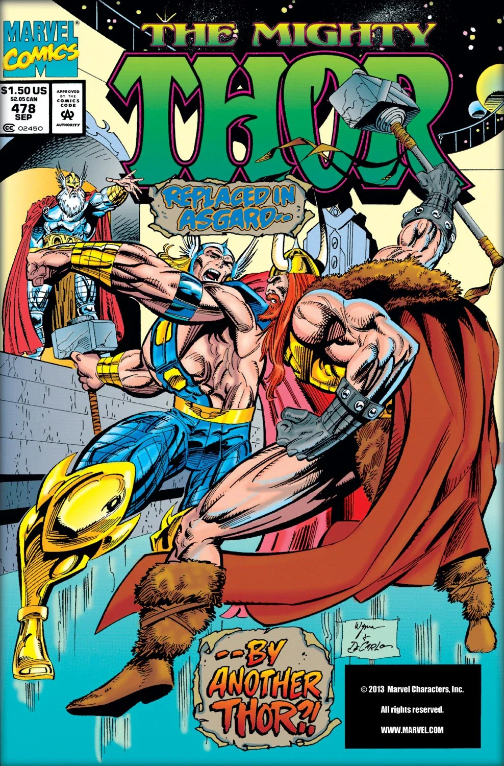 Marvel Comics - Thor (1962 1st Series) 478 (Cond. FN-) 22080