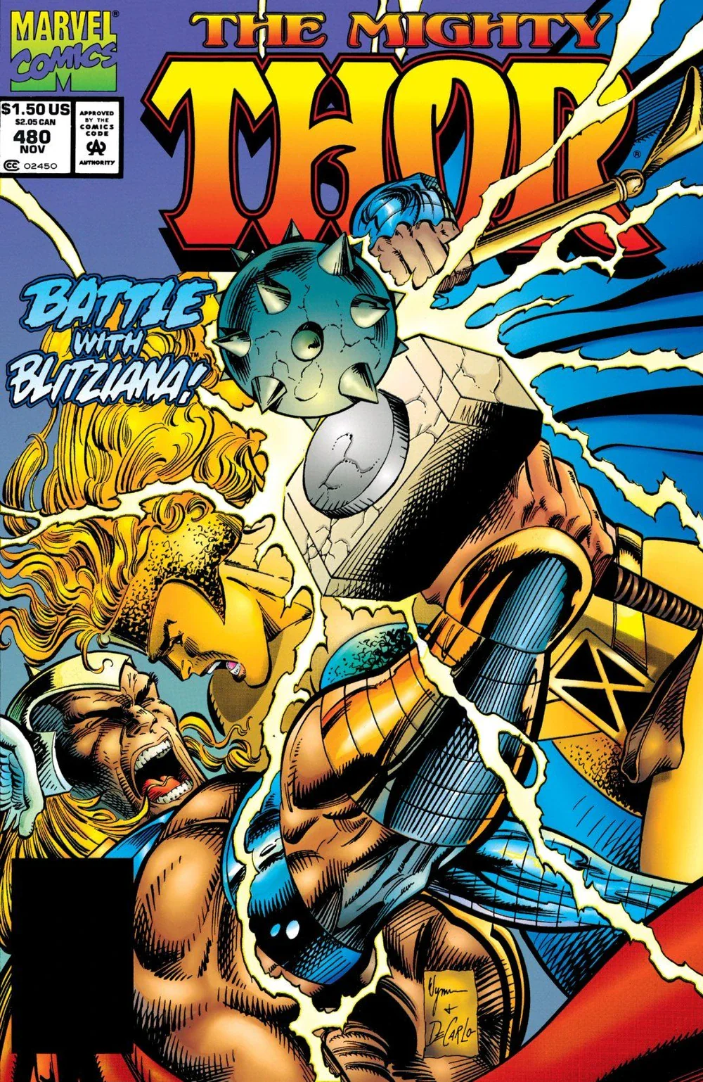 Marvel Comics - Thor (1962 1st Series) 480 (Cond. FN-) 22082