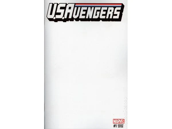 Marvel Comics - U.S. Avengers (2016) 001 CVR Blank Variant Edition (Cond. FN+) 21159