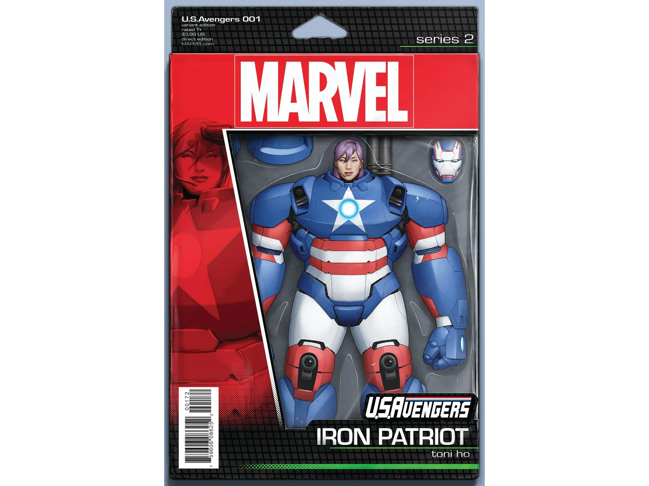 Marvel Comics - U.S. Avengers (2016) 002 CVR E Action Figure Variant Edition (Cond. FN+) 21158