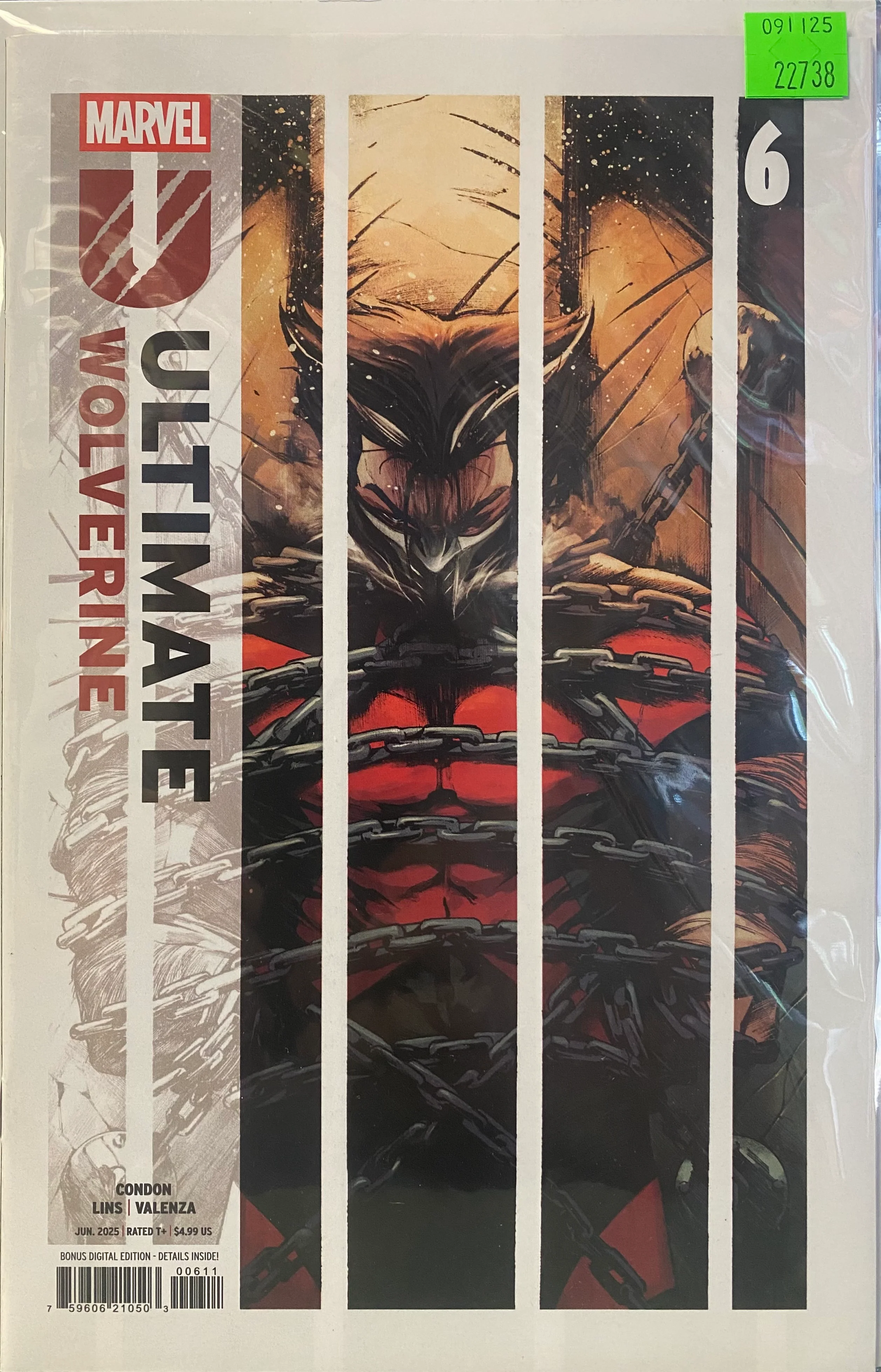Marvel Comics - Ultimate Wolverine (2025) 006 (of 12) (Cond. VF-) - 22738