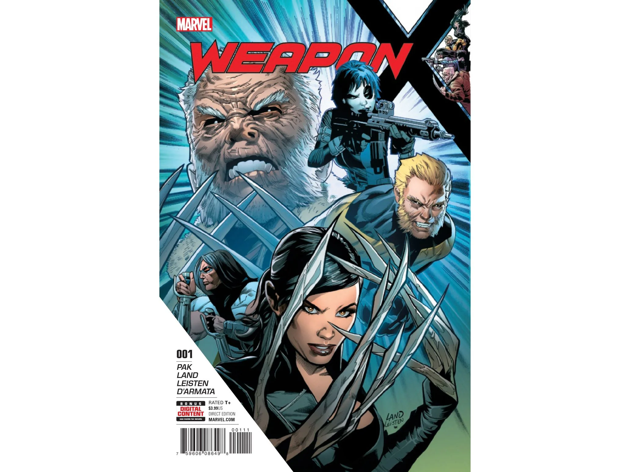 Marvel Comics - Weapon X 001 (Cond. VF-) - 17524