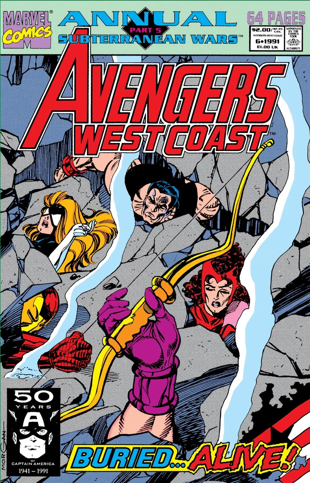 Marvel Comics - West Coast Avengers (1986 Series) Annual 006 (Cond. FN-) 21879