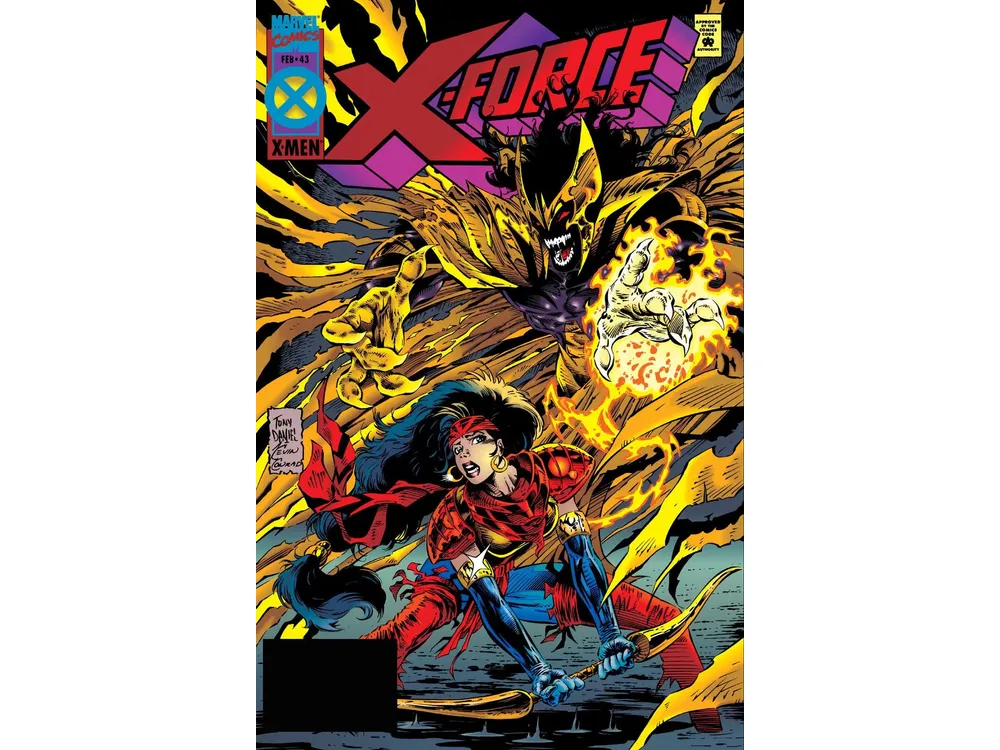 Marvel Comics X-Force (1991 1st Series) 043 Deluxe Edition (Cond. FN) 20563