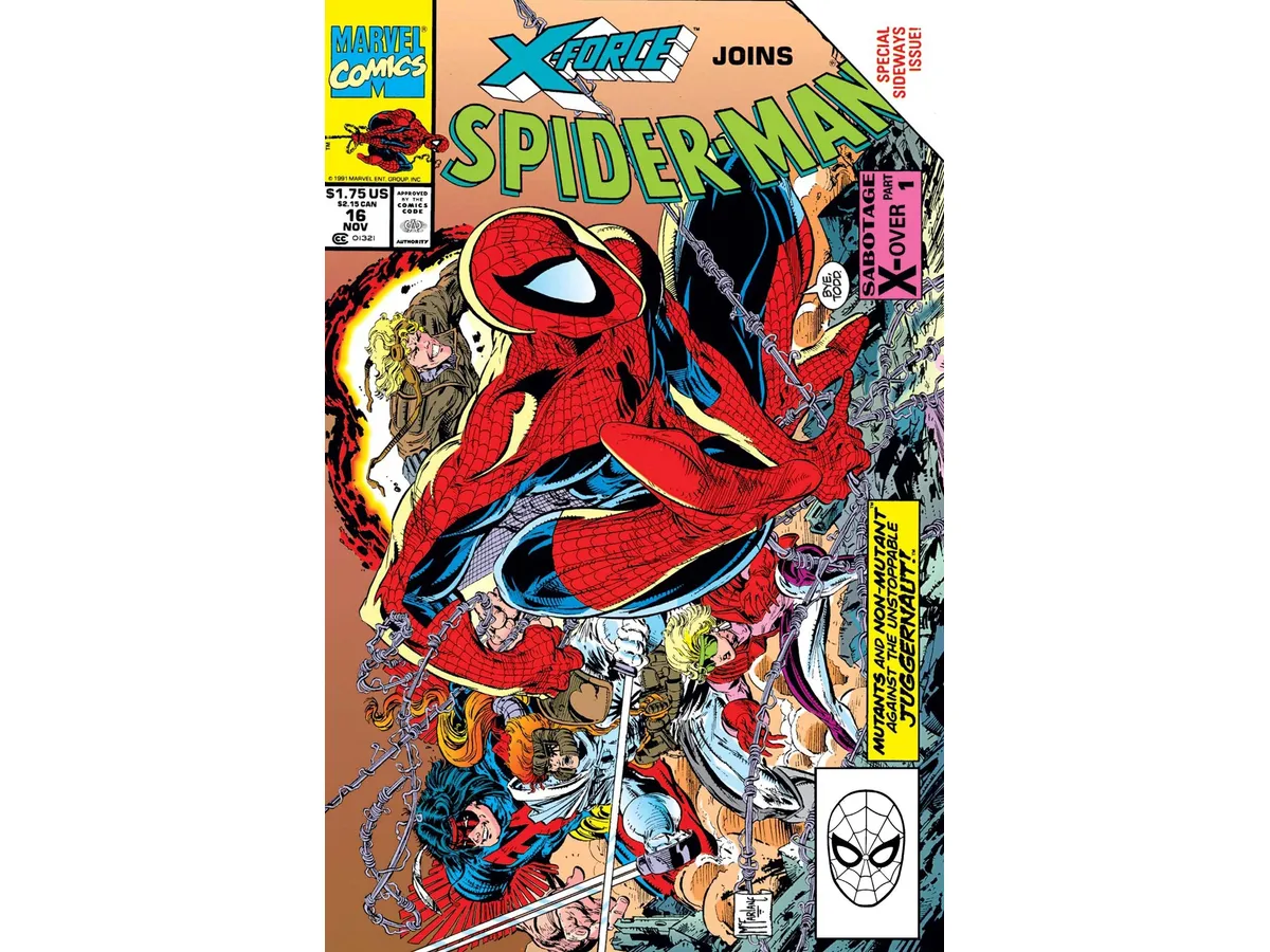 Marvel Comics - X-Force joins Spider-Man 16 (Cond VF-) - 16980