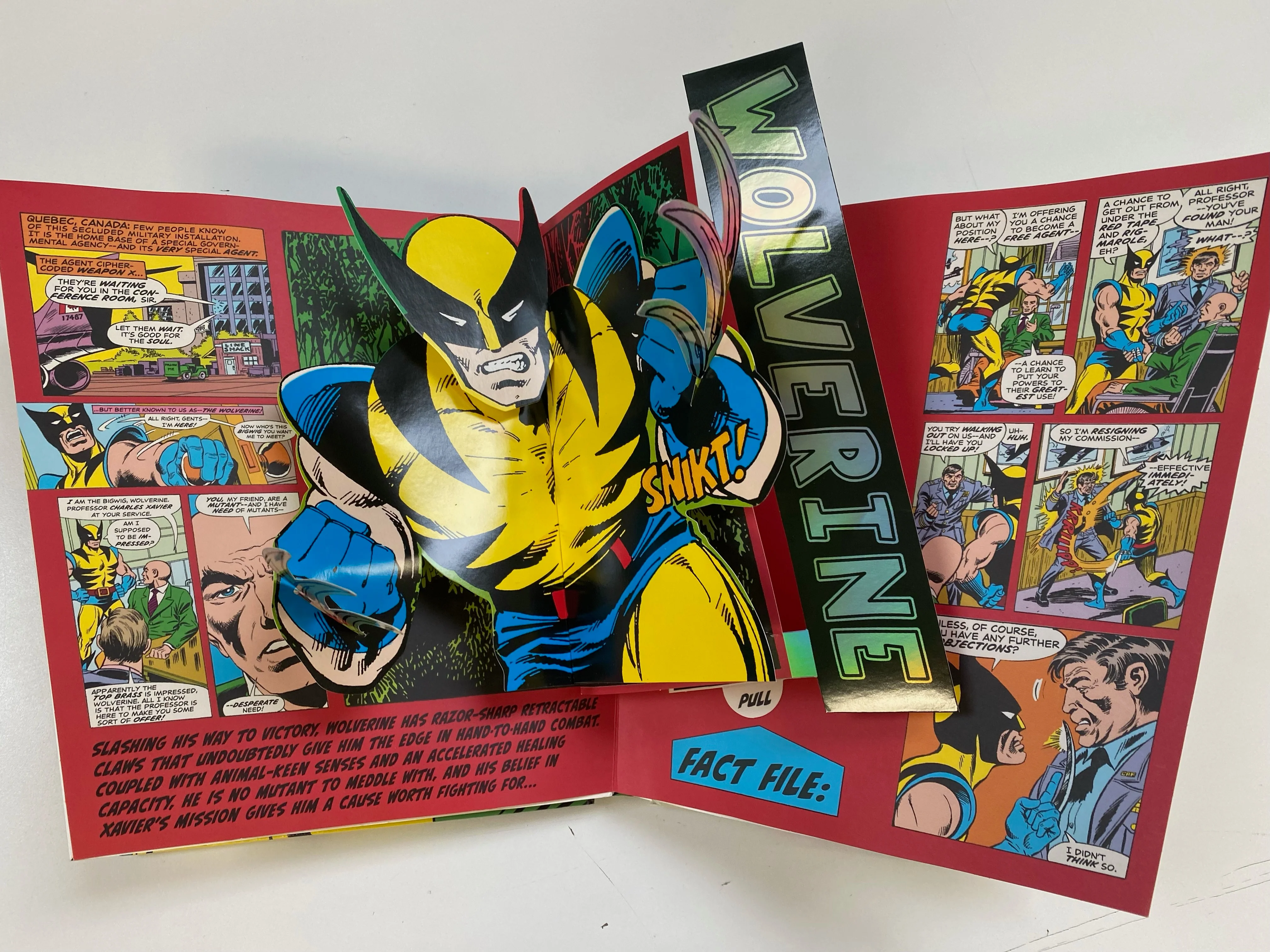 Candlewick Press - Marvel Comics X-Men Pop-Up Book - Pre-Owned (Cond. FN-) - HC0210 - Image 4