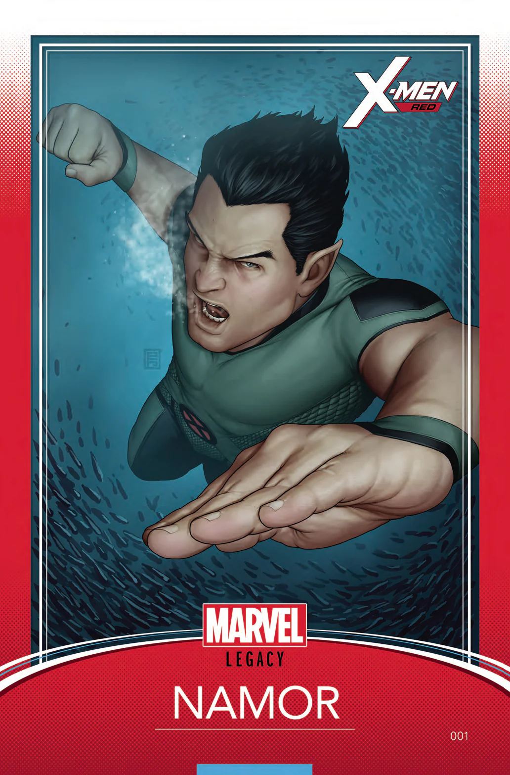 Marvel Comics - X-Men Red (2018) 001 - Christopher Trading Card Variant Edition (Cond. FN+) - 22528