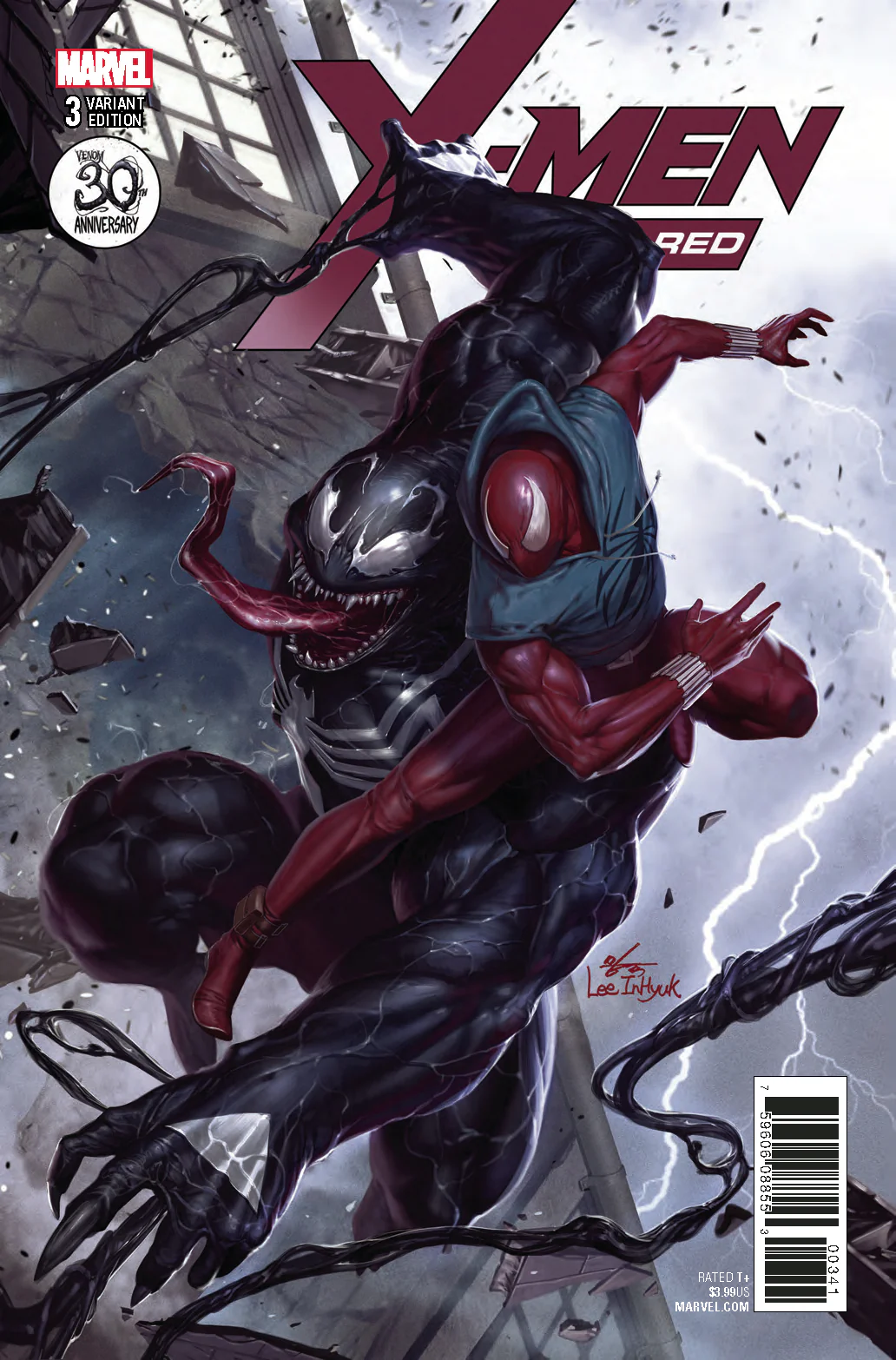 Marvel Comics - X-Men Red (2018) 003 Inhyuk Lee Venom 30th Variant Edition (Cond. FN+) - 22531