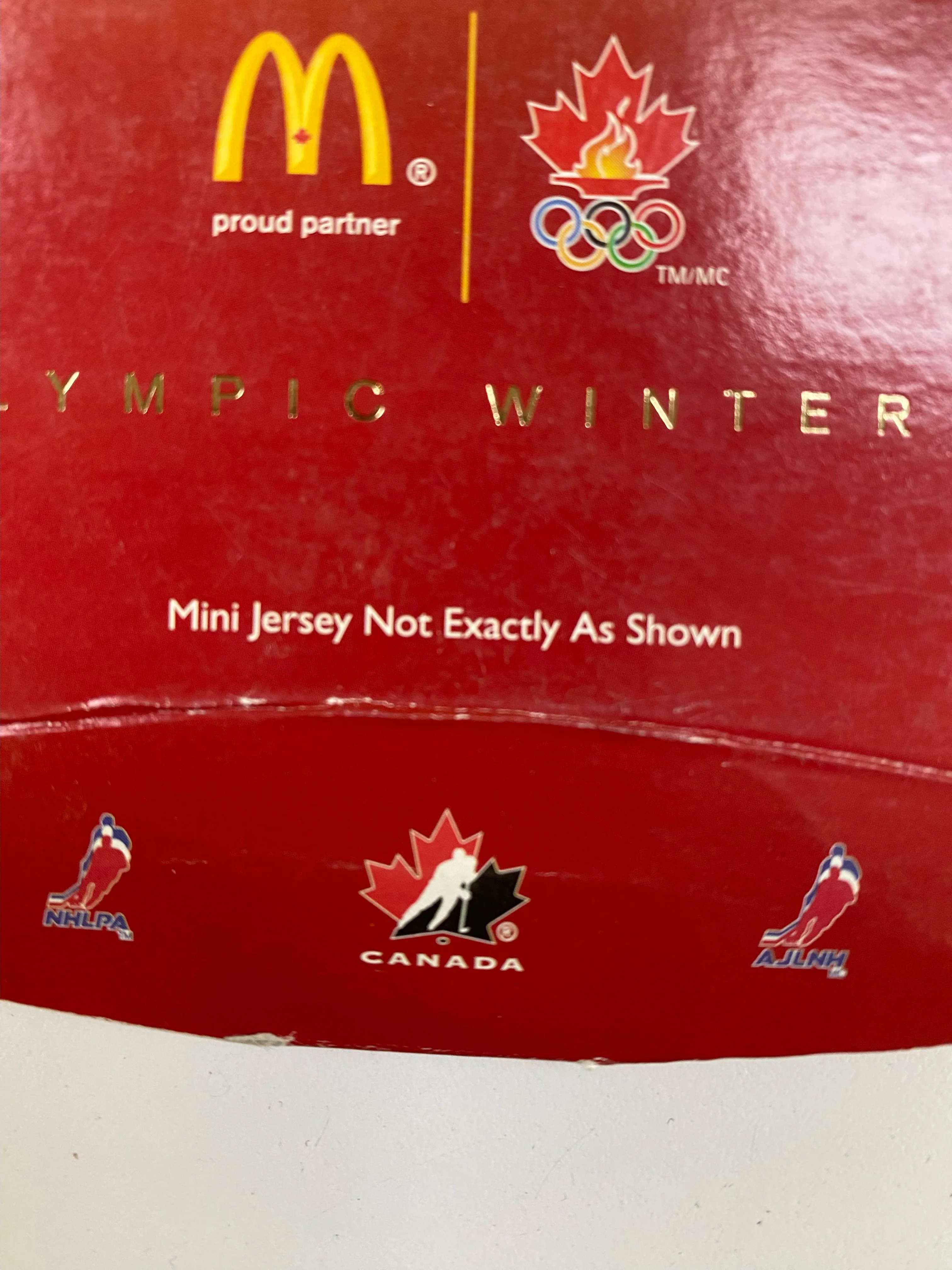McDonalds - 2006 - Olympic Team Canada - Martin Brodeur - Mini Jersey - Image 3