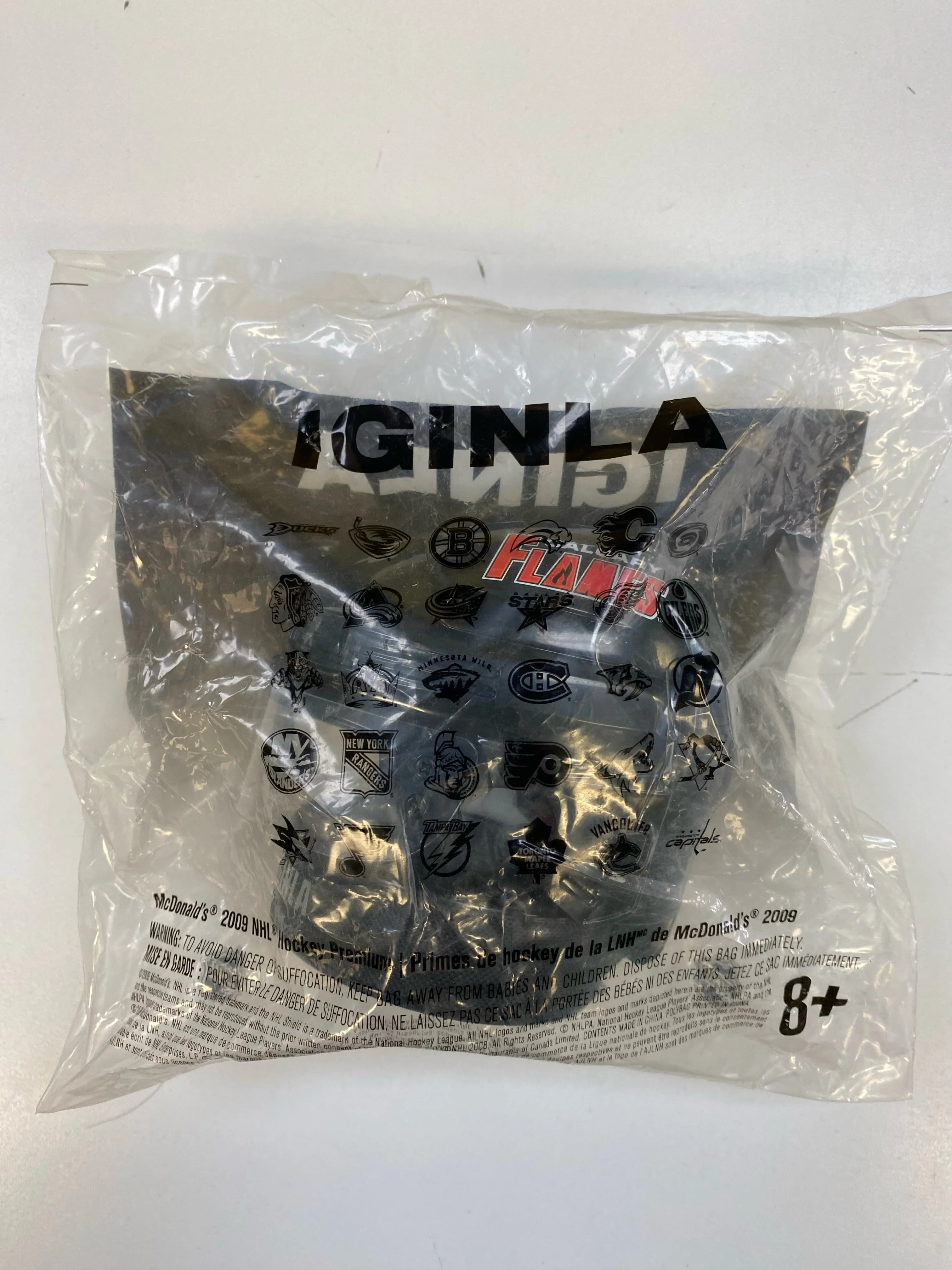 McDonalds - 2009 - NHL - Calgary Flames - Jarome Iginla - Mini Helmet Sealed - Image 2