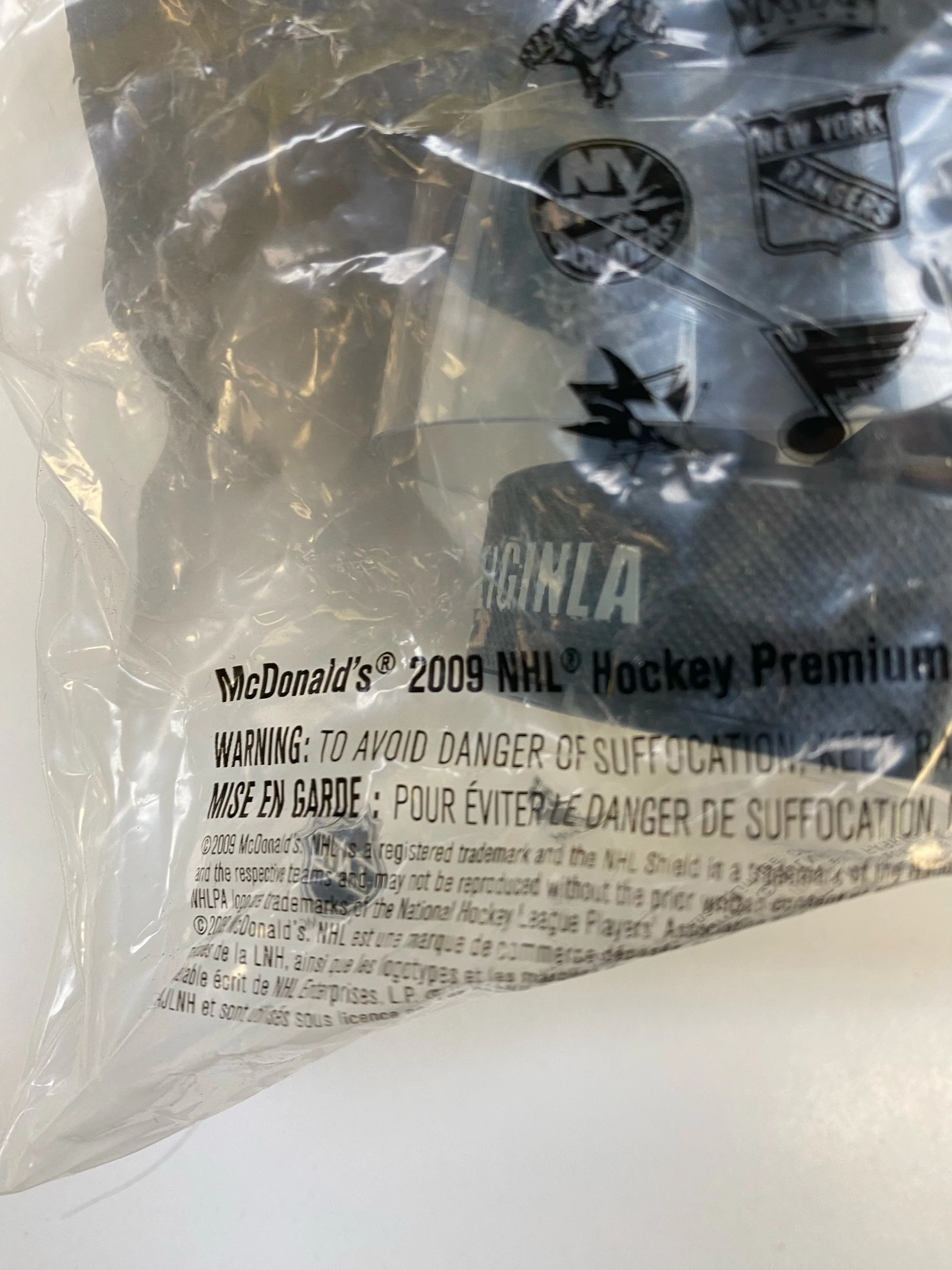 McDonalds - 2009 - NHL - Calgary Flames - Jarome Iginla - Mini Helmet Sealed - Image 3
