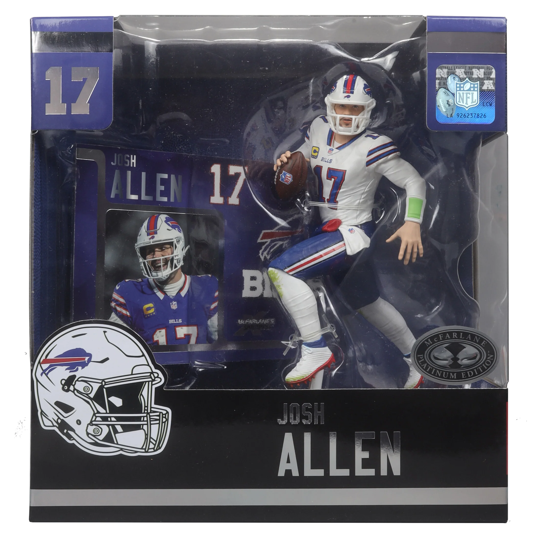 McFarlane Toys - NFL - Posed - Buffalo Bills - Josh Allen - Platinum Edition
