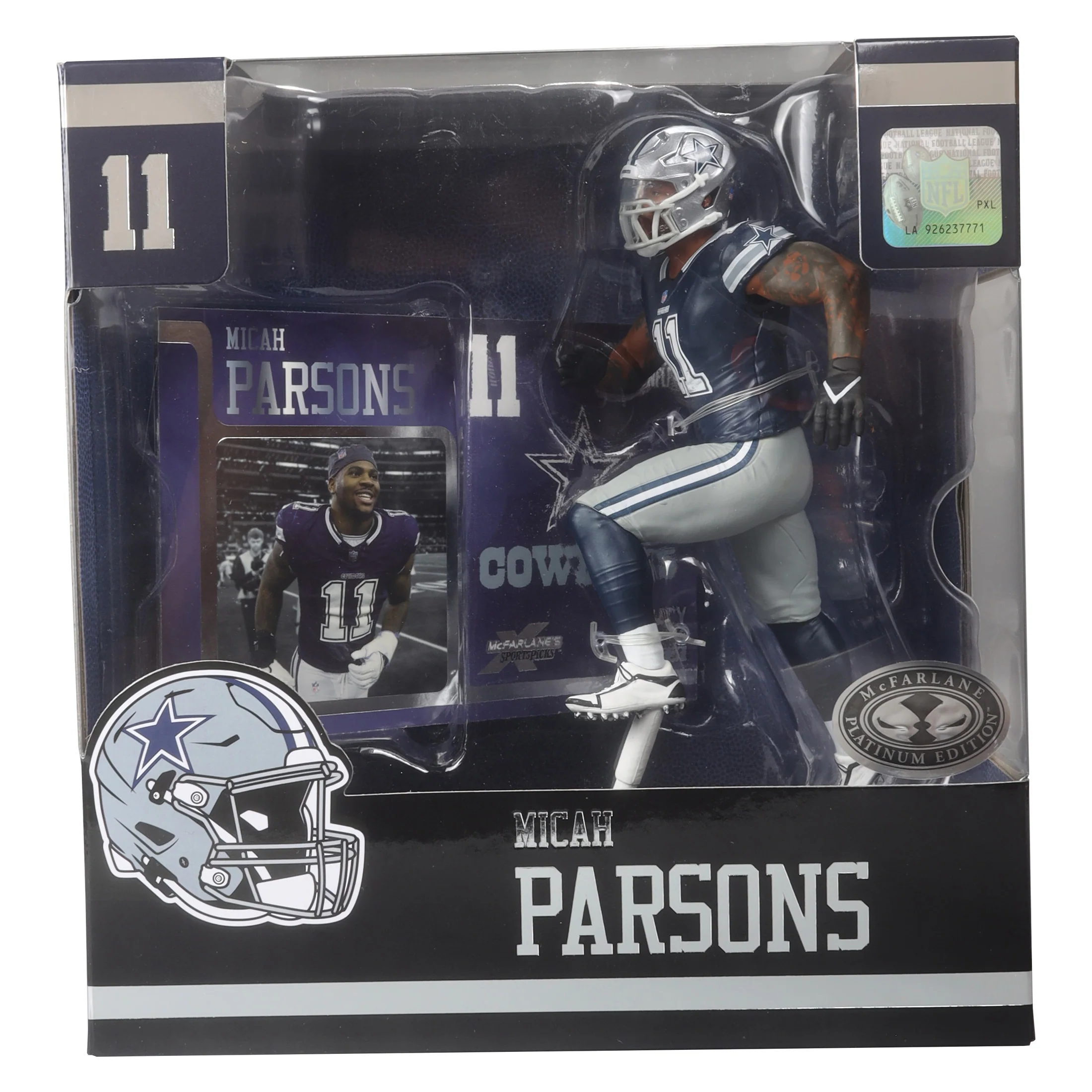 McFarlane Toys - NFL - Posed - Dallas Cowboys - Micah Parsons - Platinum Edition