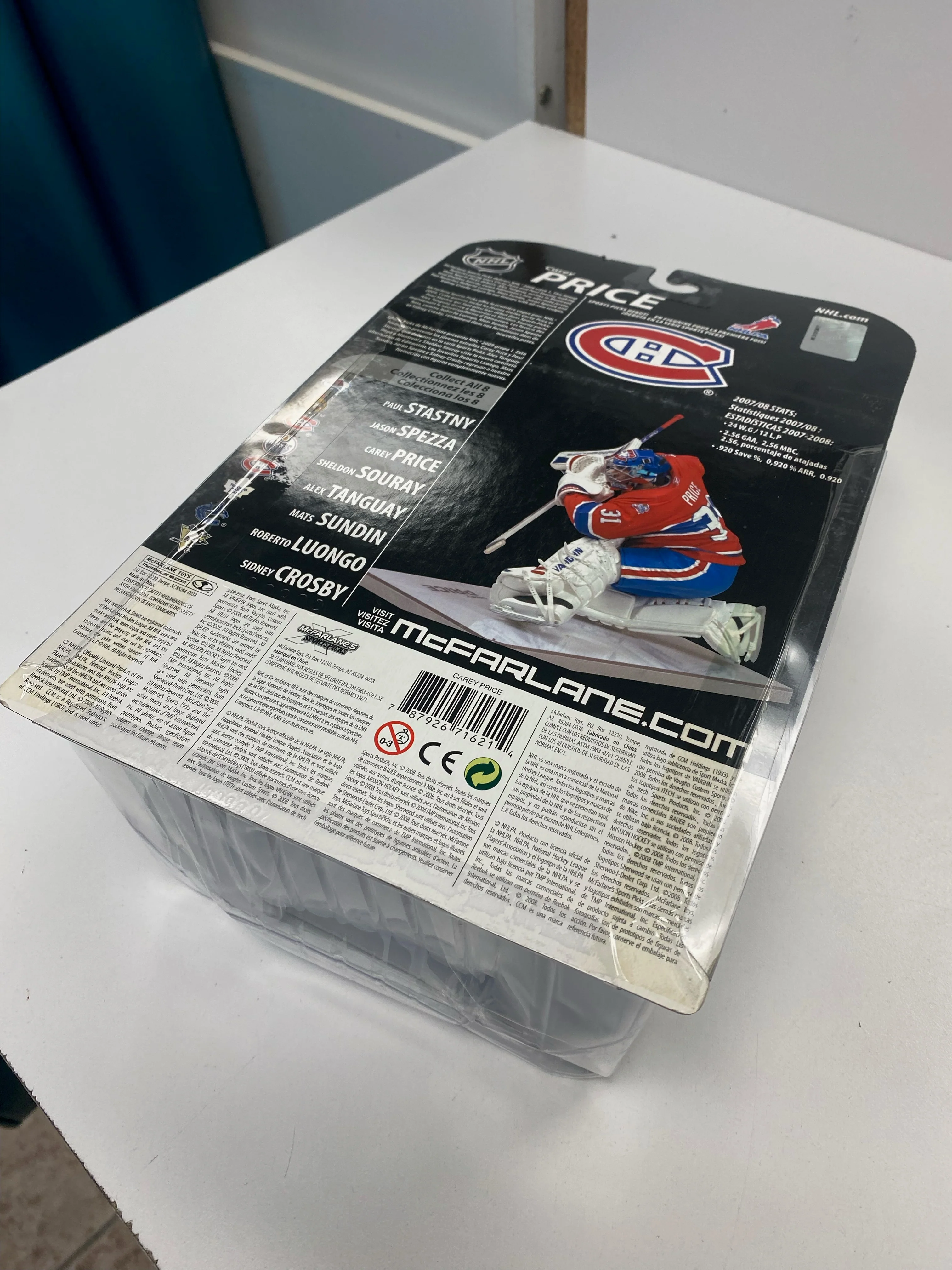 McFarlane Toys - NHL - Montreal Canadiens - Carey Price Figure - White Jersey Variant *DAMAGED BOX* - Image 3