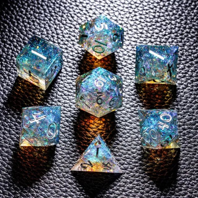Merchant Guild House - Dice - Moonshard - Sharp Edge Resin