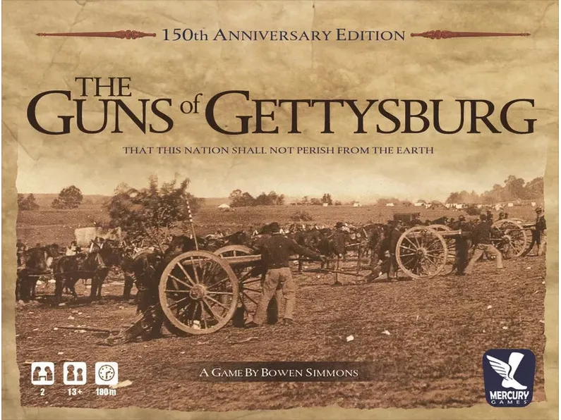 Mercury Games - The Guns of Gettysburg - Board Game