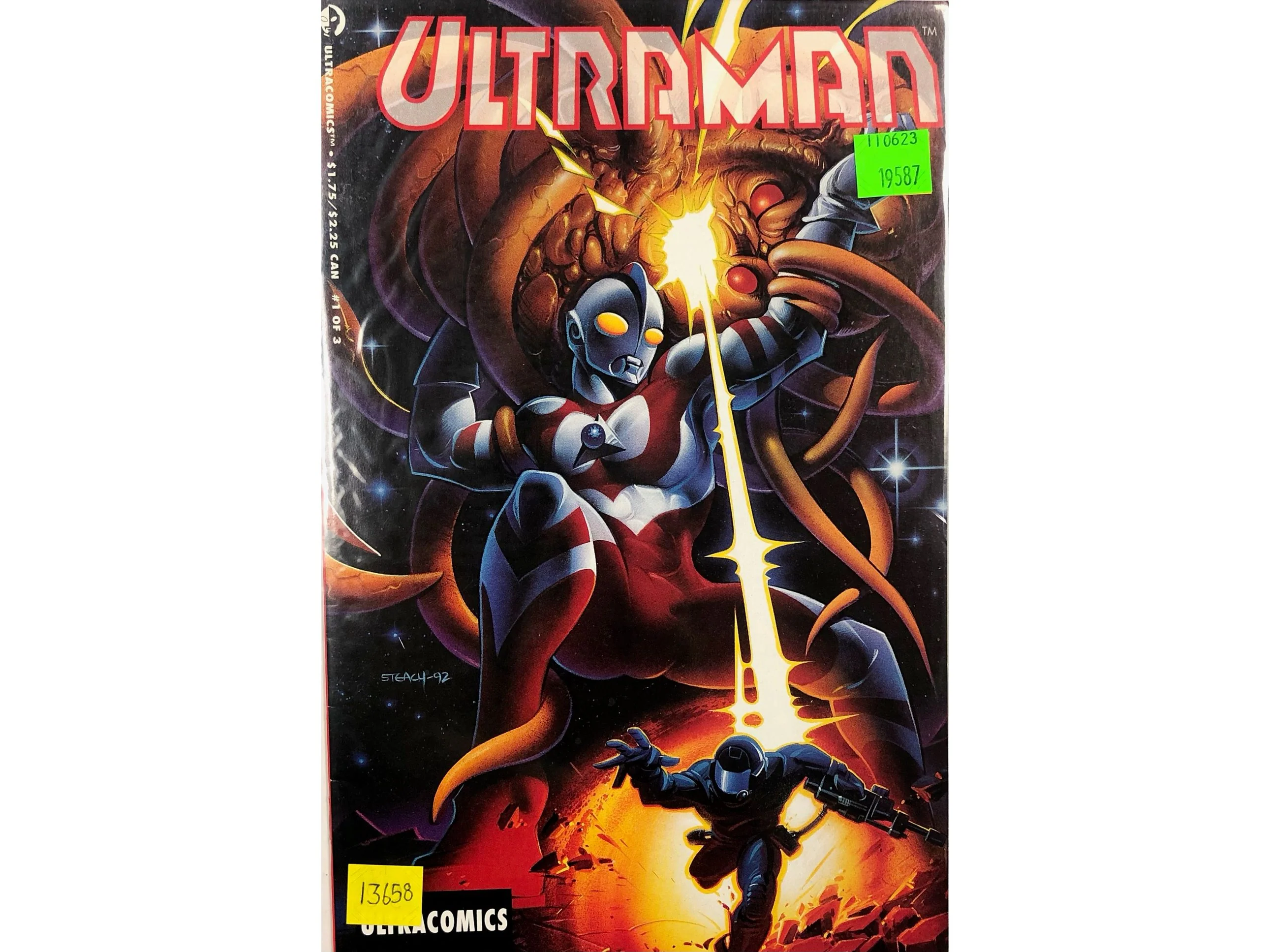 Nemesis Comics - Ultraman (1993 1st Series) 001 - CVR B Newstand Edition (Cond. FN) - 19587