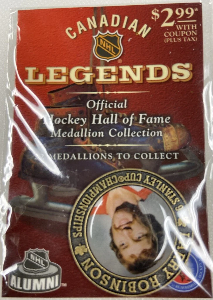 NHL - Canadian Legends - Official Hockey Hall of Fame - Medallion Collection - Larry Robinson