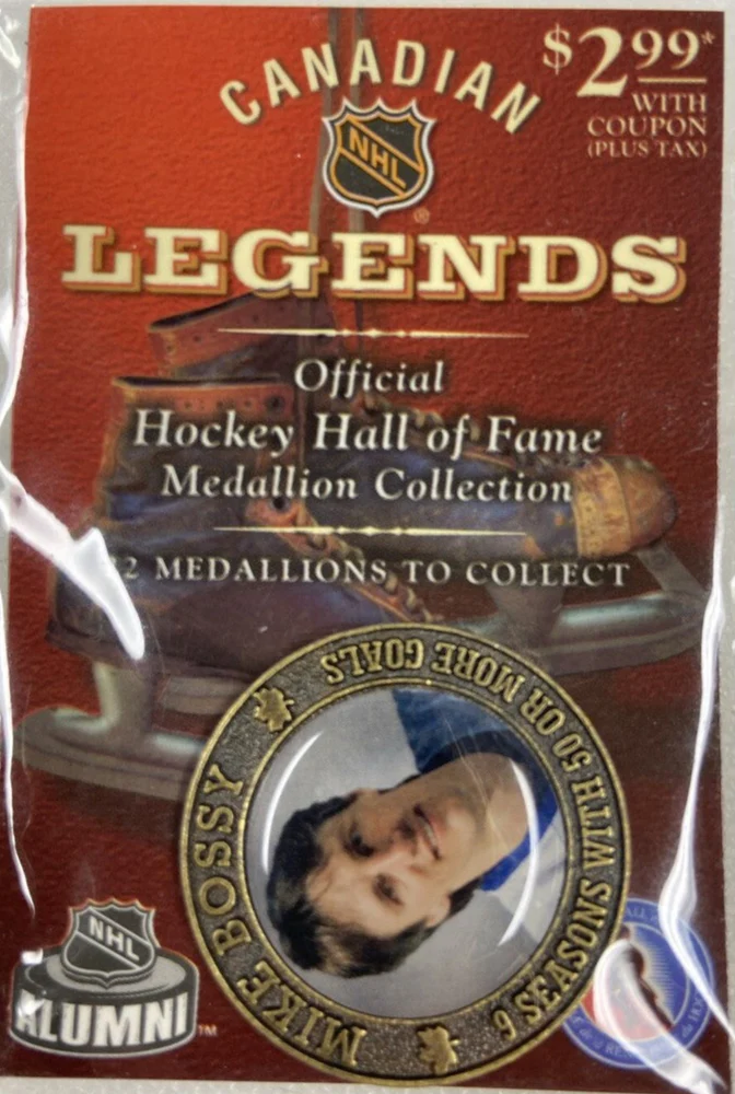 NHL - Canadian Legends - Official Hockey Hall of Fame - Medallion Collection - Mike Bossy