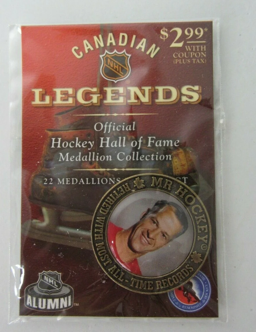 NHL - Canadian Legends - Official Hockey Hall of Fame - Medallion Collection - Mr. Hockey
