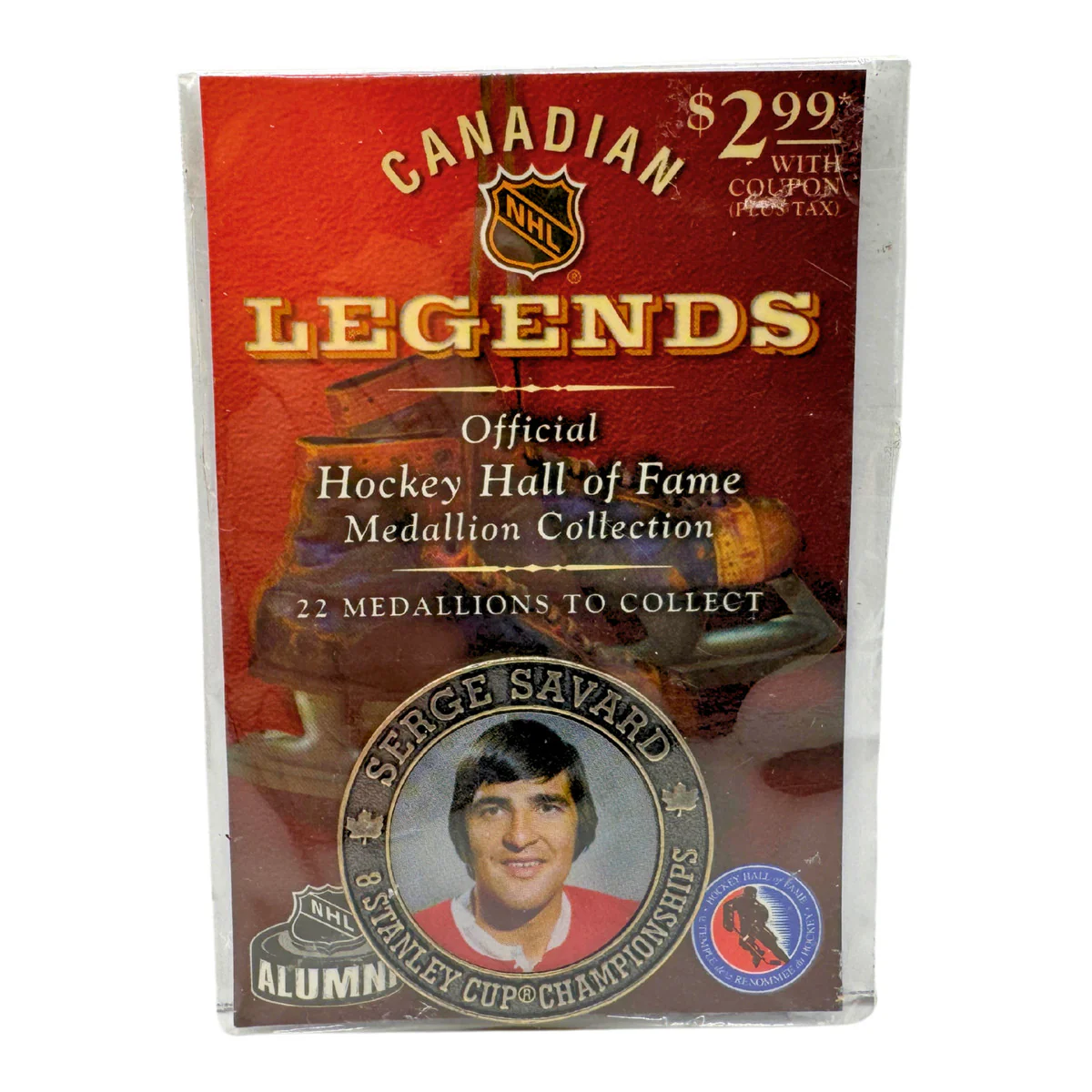 NHL - Canadian Legends - Official Hockey Hall of Fame - Medallion Collection - Serge Savard