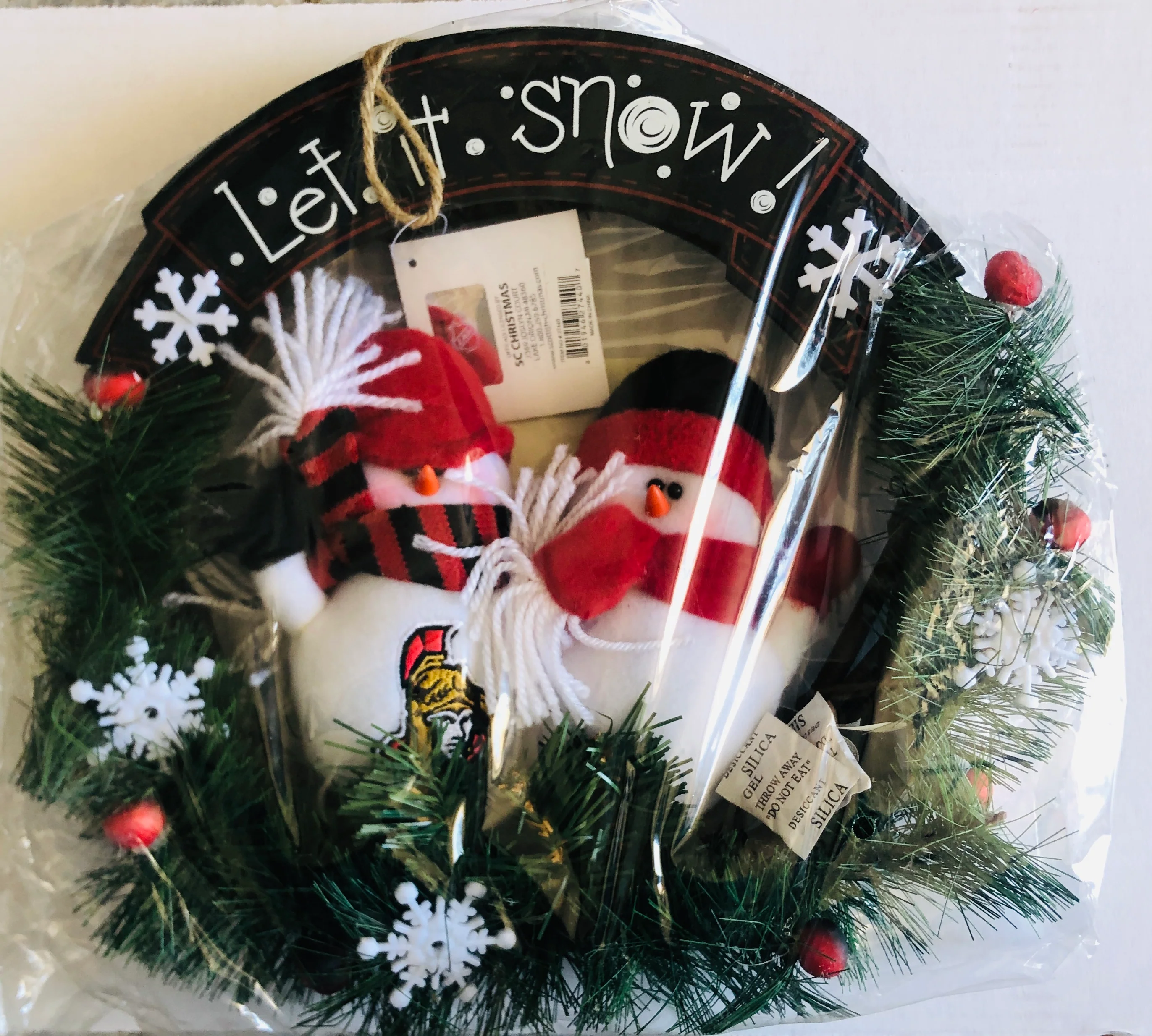 NHL - Christmas Wreath - Ottawa Senators