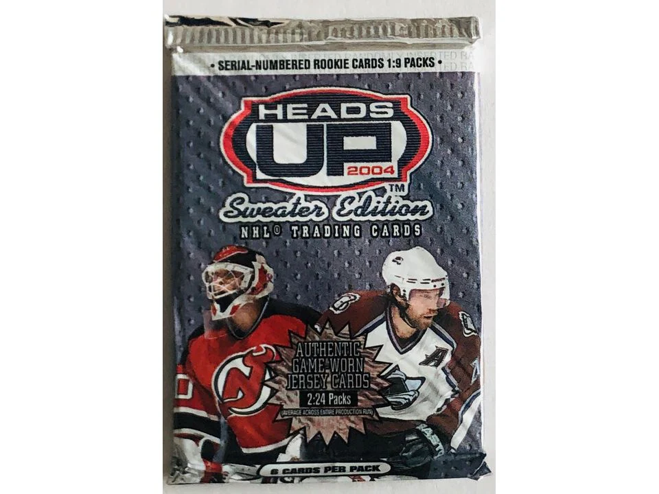 Pacific Trading Cards - 2004 - Hockey - Heads Up - Sweater Edition - Pack