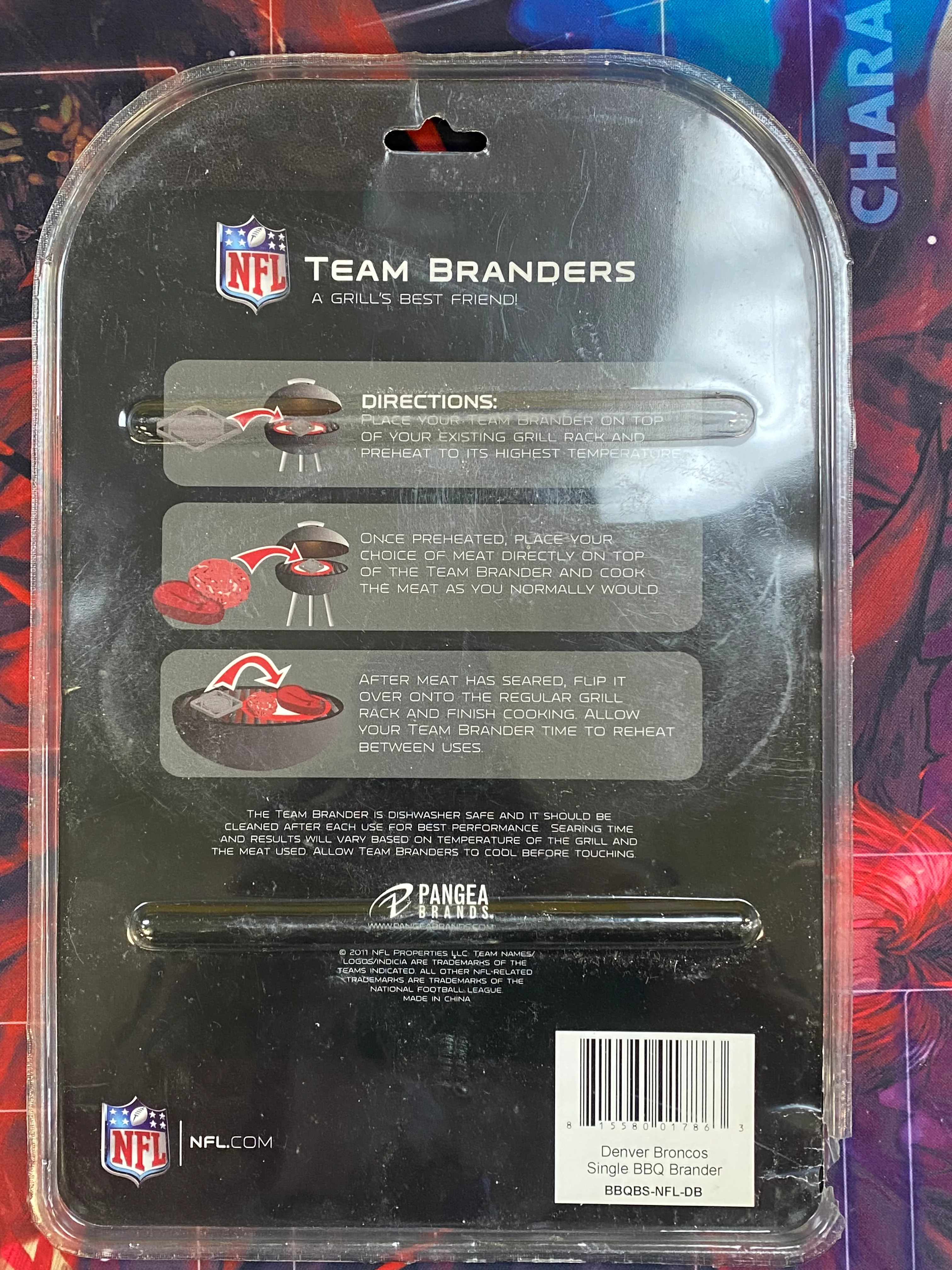 Pangea Brands - NFL - Team Branders - Burger - Denver Broncos - DAMAGED PACKAGING - Image 2