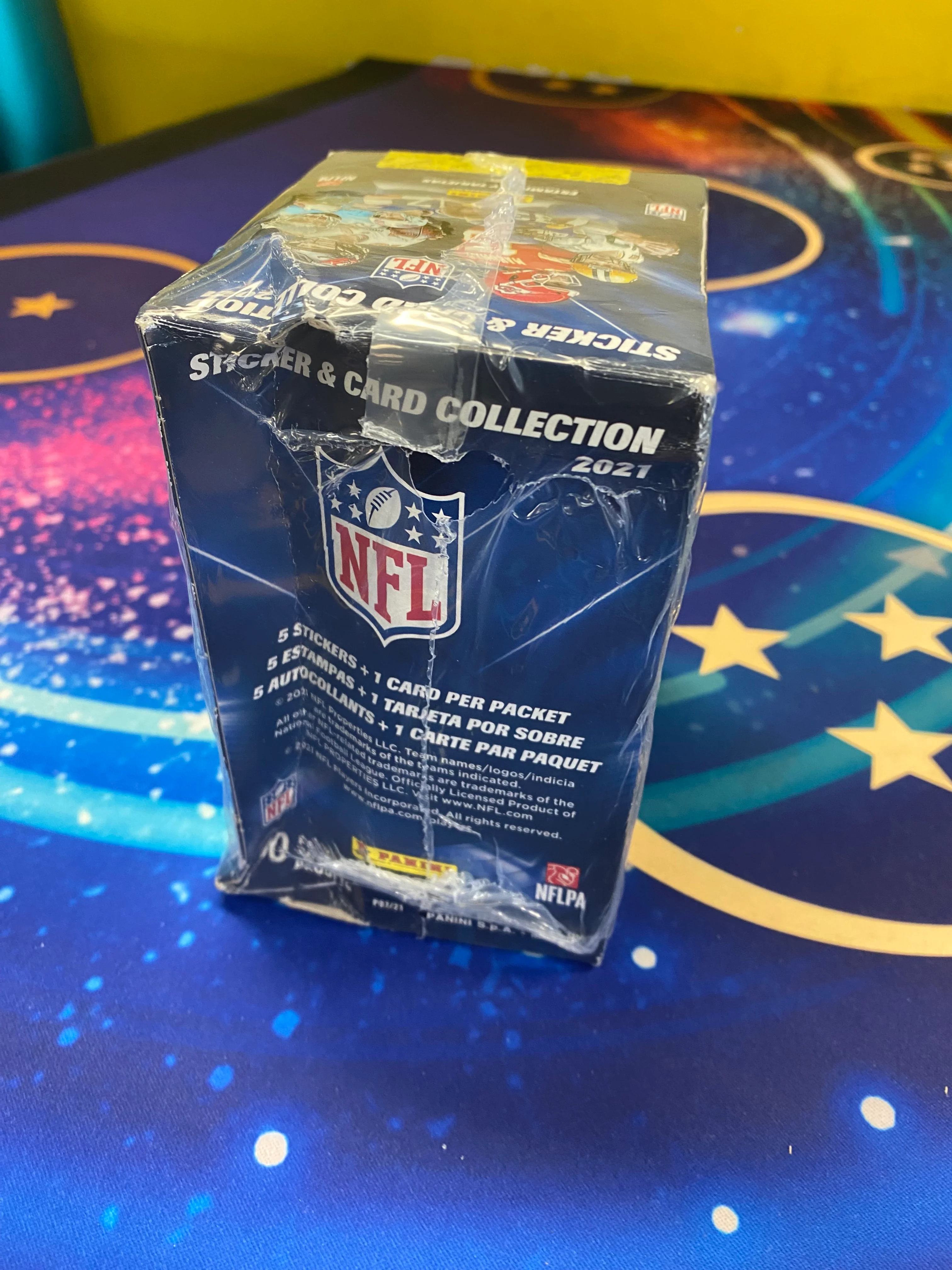 Panini - 2021 - Football - NFL Sticker - Sticker Box - DAMAGED BOX - Resealed - Image 2