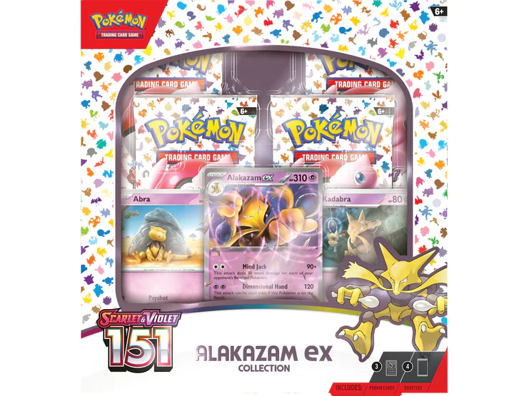 Pokemon - Scarlet and Violet - 151 - Alakazam ex - Trading Card Collection Box