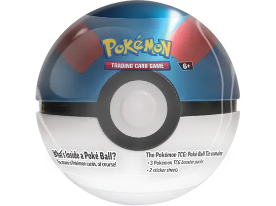 Pokemon - 2023 - Fall Pokeball Collector Tin - Great Pokeball