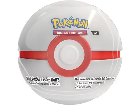 Pokemon - 2023 - Fall Pokeball Collector Tin - Premier Ball