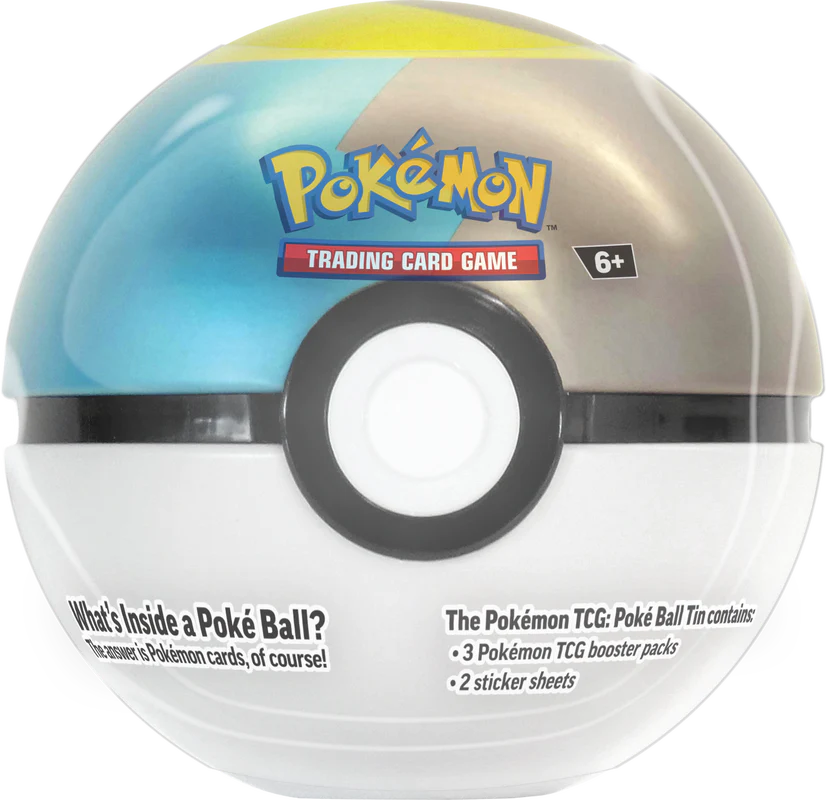 Pokemon - 2024 - Winter Pokeball Collector Tin - Moon Ball