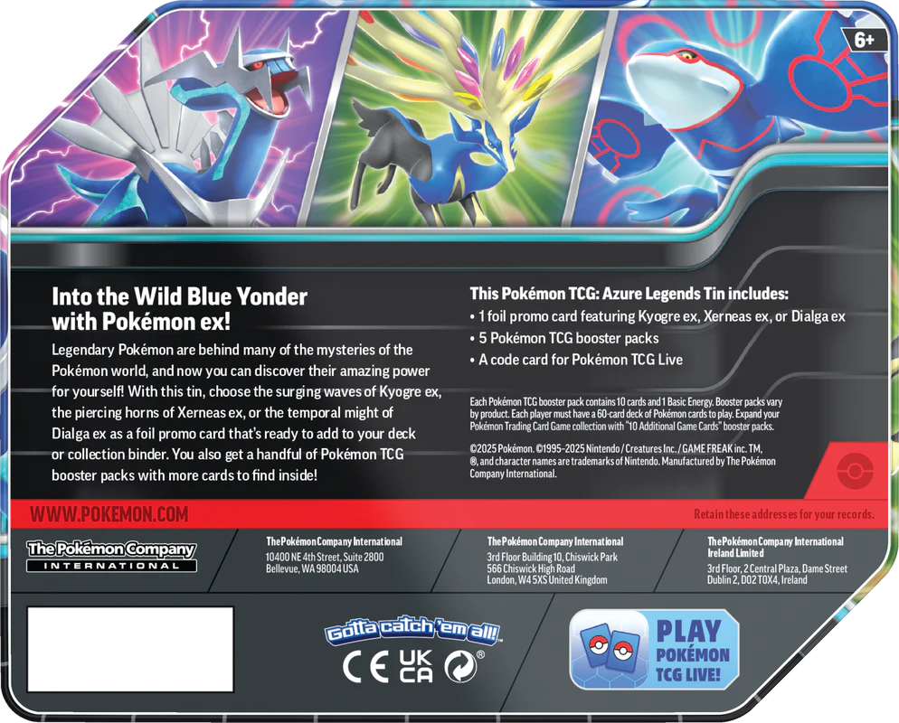 Pokemon - Azure Legends - Tin - Xerneas EX - Image 2