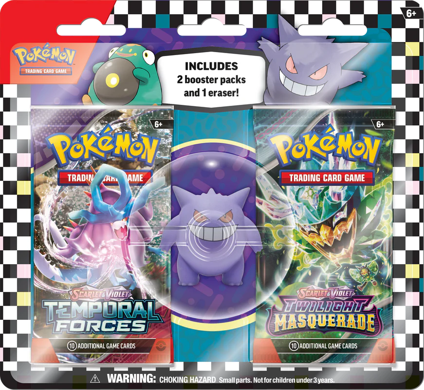 Pokemon - 2024 - Back to School - Eraser Blister - Gangar